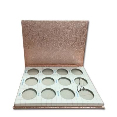 China Recycled Materials Make Up Cosmetics Palette Empty Paper Eyeshadow Palette Empty Eyeshadow Palette Box for sale