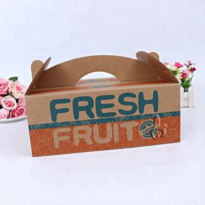 China Biodegradable Collapsible Kraft Cake Bread Cake Food Folding Packaging Paper Box for sale