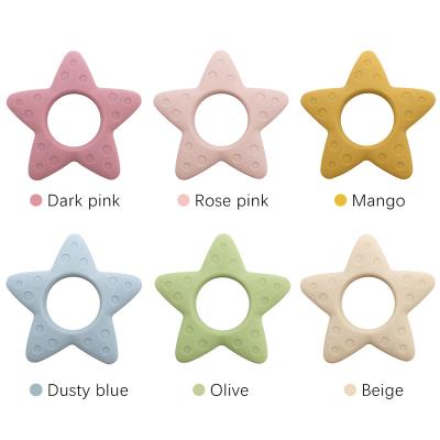 China Silicone Stars Baby Teethers for sale