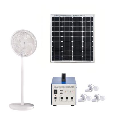 China 20W 256wh Home Portable Small MINI Solar Energy System Home Lighting Power Kit with 3W LED DC Fan for TV, Fan, Light, Mobile for sale