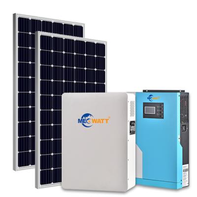 China All-in-One Home Solar Power System 5kW Inverter 270W Solar Panels 5Kwh Batteries 5Kwh Home / House /Shed / Cabin /Air Conditioner Solar Storage for sale