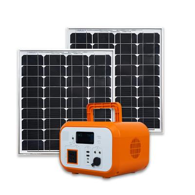 China Best buy 600w outdoor or home solar generator portable power station with 100w solar panels for for iphone camping rv laptops for sale