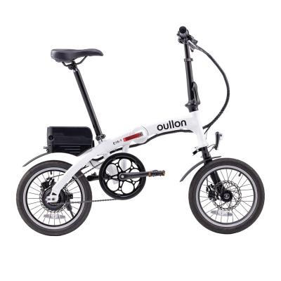 China Foldable Aluminum Alloy Adult Electric Bike With Removable Battery, City Bike 16 Inch E-swapping 36V 250W for sale