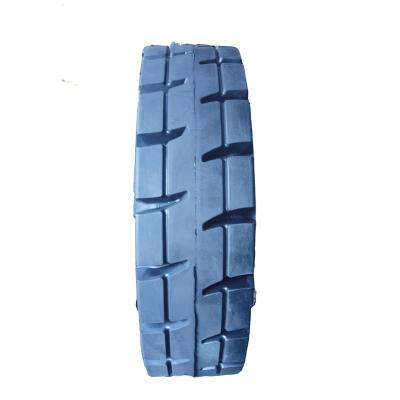 China Hotels tire menufectur chinese solid forklift tire 700-12 solid tire rim 5.00 with high elastic for sale