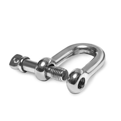 China Stainless Steel Stainless Steel Bow Shackle D Type Crane Marine Accessories for sale