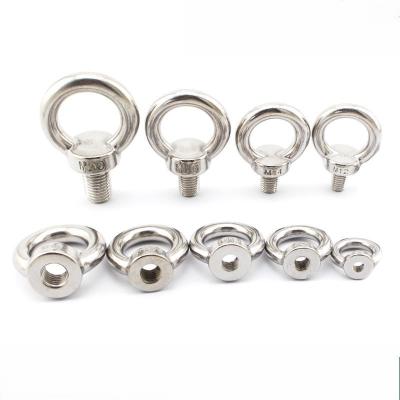 China Stainless Steel Eye NutLifting Eye Nuts Anchor Lifting Eye Bolt Stainless Steel Ring Nut for sale