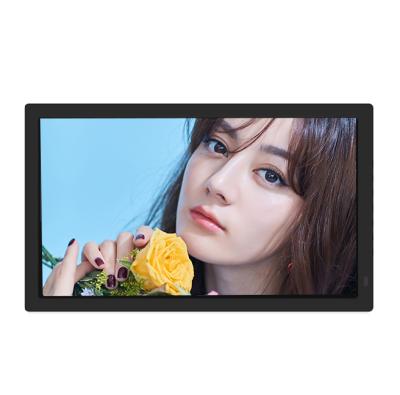 China Large Digital Clock Size HD Photo Frame Wall Mounts Digital Video Picture 32 Inch Advertising Display Screen for sale