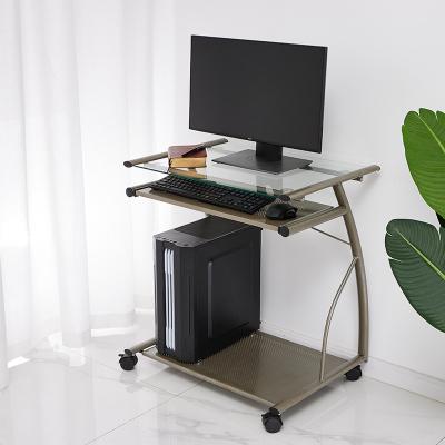 China Removable Cover Removable glass top end table Latest Modest Simple latest designs modern luxury for corner Computer Desk for sale