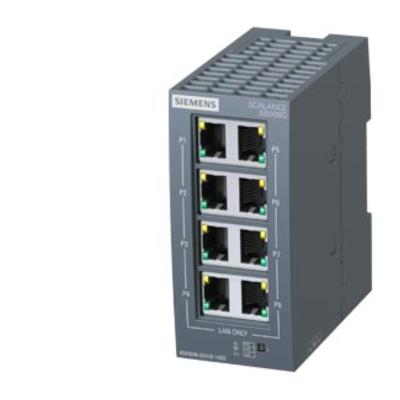 China 6GK5 008-6GK5008-0GA10-1AB2/6GK5008 0GA10 1AB2/6GK50080GA101AB2 Siemens SCALANCE XB008G Unmanaged Industrial Ethernet Switch 6GK5008-0GA10-1AB2 for sale