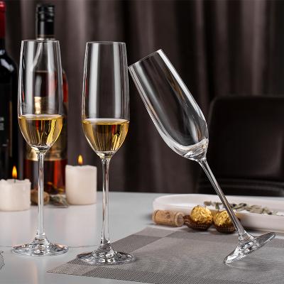 China Nordic Lead-free Crystal Champagne Cup Light Luxury Wine Glasses 250ML Lightweight and Durable Hot Sales for sale