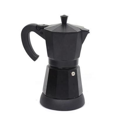 China Hot-selling 300ML Electric Automatic Viable 6 Cups Household Espresso Mocha Pot Aluminum Cold Brew Mocha Pot Coffee Maker for sale