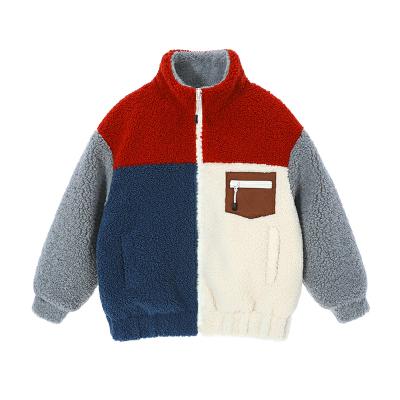 China Breathable Teddy Coat Winter Jacket Baby Boy Faux Shearling Warm Coat For Kids for sale