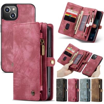 China Shockproof I PHONE zipper split leather case for 13mini 12 11 PRO max XR XS 876P S21 for sale