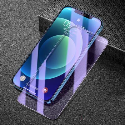 China Wholesale OEM Anti Ray Light 6.1 Inch 12Pro 13Pro Anti Ray Light Transparent Tempered Glass Blue Blue Screen Protector For iPhone 12 13 pro for sale