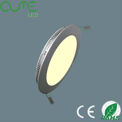 China 15W 1050lm Ultra Thin LED Panel Light Round 140pcs SMD3014 LED Ceiling Light for sale