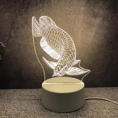 China Modern Custom Custom 3d Picture Birthday Gift Acrylic Home Decor Led Lamps For Room for sale