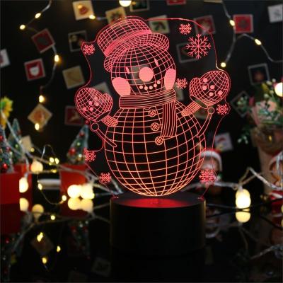 China Modern Hot Selling Colorful Christmas BTS Black Base New Led Sublimation Light Lamps for sale