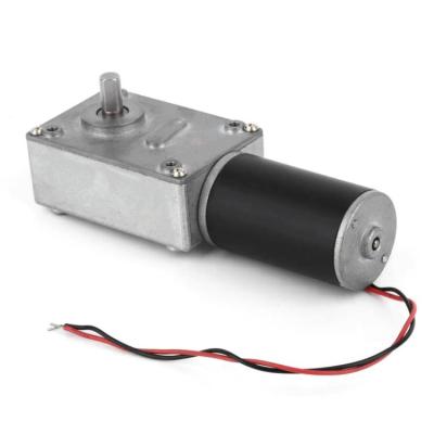 China Household Appliances Wholesale High Torque 24v Small Brush DC Micro Worm Gear Motor for sale