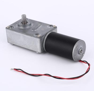 China Home Appliances 12V24V Worm Gear Motor 8NM High Torque Motor Customizable Self-locking Micro Gear Motor for sale