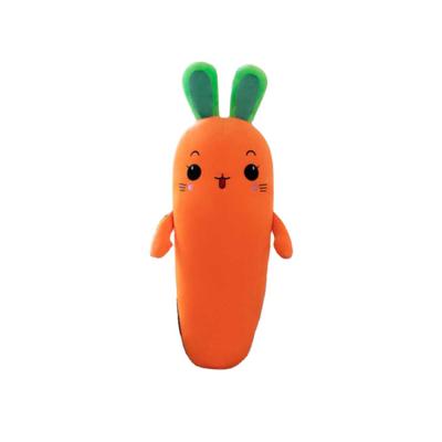 China Super Soft Plush Stuffed Toys Carrot Shape Customize With Embroidery Logo for sale