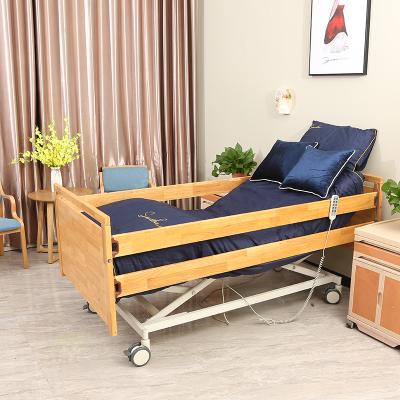 China Hospital / Clinic / Multi Function Home Nursing Home Solid Wood Electric Bed For Elder Nursing for sale