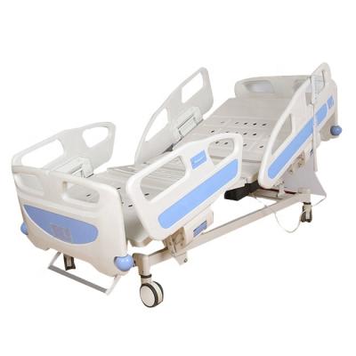 China Hospital Clinic 5 Function Electric Hospital Bed Five Function ICU Bed Medical Patient Nursing CE and ISO for sale