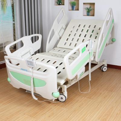 China Custom Electric Icu Electric Hospital Bed Hospital Clinic Nursing Home Medical Bed for sale