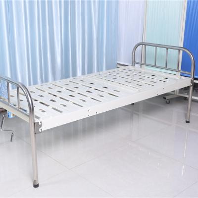 China Hospital Clinic Elevator Nursing Bed Stainless Steel Bed Manual Operation Manual Bed for sale