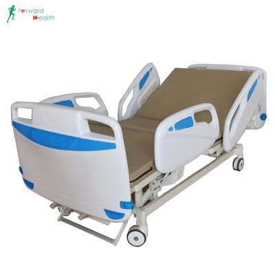 China Medical Triple Function Manual Bed Hospital Clinic Furniture Electric Adjustable Bed for sale