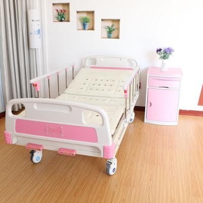 China High Quality Manual Hospital Clinic Manual 2 Function Bed Hospital Bed Icu Manual Bed for sale