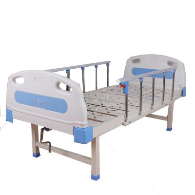 China Hospital Clinic Hospital Bed Manual One Crank Hospital Bed For Patient Bed Parts Crank With Gurad Rails for sale