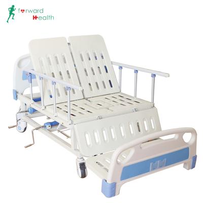 China Hospital Clinic Multi Function Folding Medical Furniture ICU Adjustable Electric Nursing Hospital Bed With Casters for sale