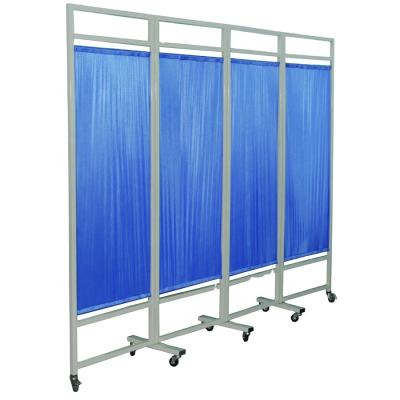 China Modern Hospital Movable Privacy Medical Screens Floding Ward Screen Furniture With Easy To Clean Dustproof for sale