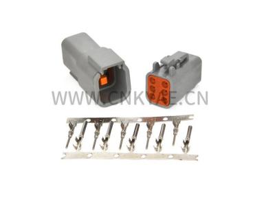 China DTM06-6S 6 Pin Automobile Electrical DTM Series Female Waterproof Deutsch Connector(Male DTM04-6P) for sale