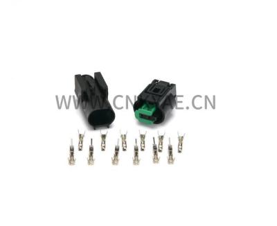 China KY 2 Pin Tyco Waterproof Female Automobile Connector 1-967644-1 for sale