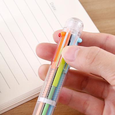 China office & School Pen 6 in 1 Tool Multi Functional Ballpoint Pen with Logo Custom Plastic Material for sale