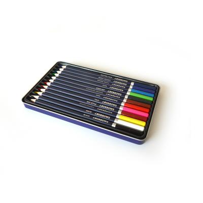 China Good Quality Soft Wooden Factory Directly 12 Color Kids Premier Color Pencil Set for sale