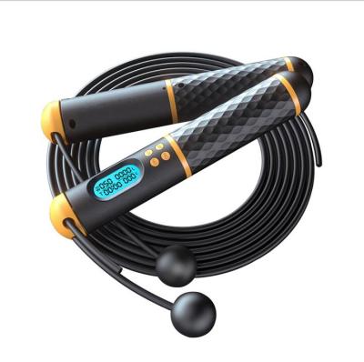 China Plastic Smart Adjustable Smart Meter Wireless Digital Weighted Jump Rope for sale