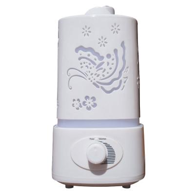 China Hotel With Led Night Light Ultrasonic Humidifier Air Diffuser Home Purifier for sale