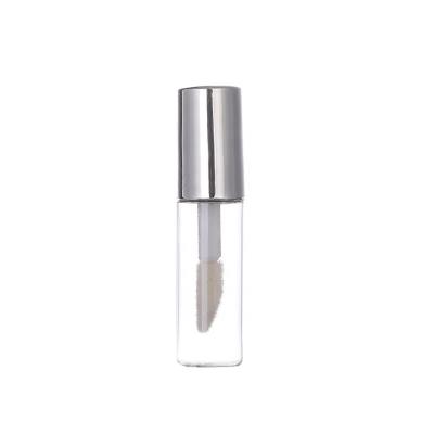 China Lip Gloss Cosmetic Luxury Container With Big Logo Tubes With Big Brush Wand for sale