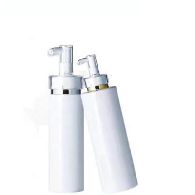 China Cosmetic Empty Serum Pump Bottles White Airless Beauty Salon Pump Bottles for sale