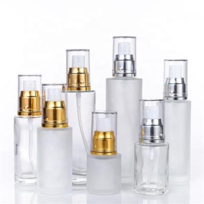 China Cosmetic Silver Gold Sprayer Fine Spray Bottle Glass Spray Bottle Pump Spray Bottle for sale