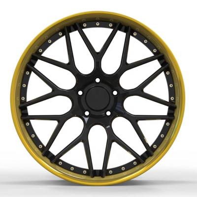 China Passanger Car 17 18 19 20 21 22 23 24 Inch 2 Piece Forged Wheels For Mercedes-Benz Alloy Forged Rims for sale