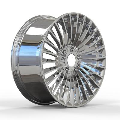 China ALLOY 17~22 Inch Custom Forged 5x112 66.6 Wheels Suitable For Mercedes With Polished Finish for sale