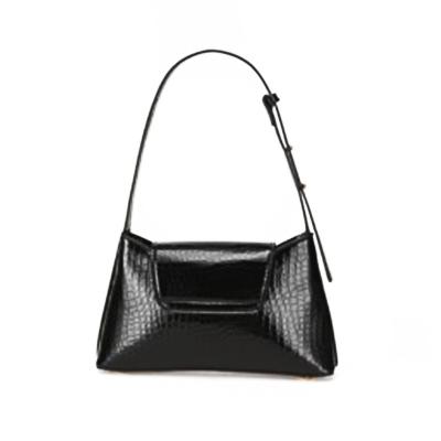 China New Fashion PU Armpit Retro Bag Crocodile Pattern Ladies Daily Used Popular Hot Sale Diagonal Bag Shoulder Leather Lady Bags for sale