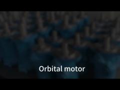 Orbital hydraulic motor with disk valve