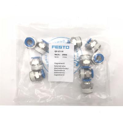 China Electronic Products 190646 QS-1/2-10 Germany Brand New Pneumatic Fit Connectors for sale