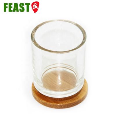 China Eco-Friendly Bulk Custom Jars For Candles Jar Candle Luxury With Lid Amber Lids Glass Scented Candle Jar for sale