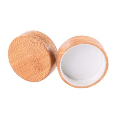 China Factory direct eco-friendly jar bamboo lid bamboo cap for jar cream screw bamboo lid high quality for sale