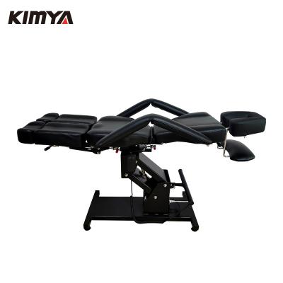 China Contemporary Wholesale Electric Eyelash Bed Tattoo Treatment Salon Beauty Barbershop Tattoo Massage Bed Chair for sale